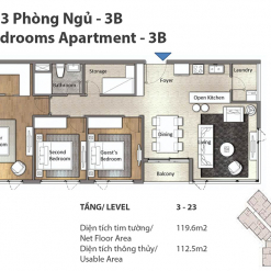 Bán căn 3PN đảo kim cương